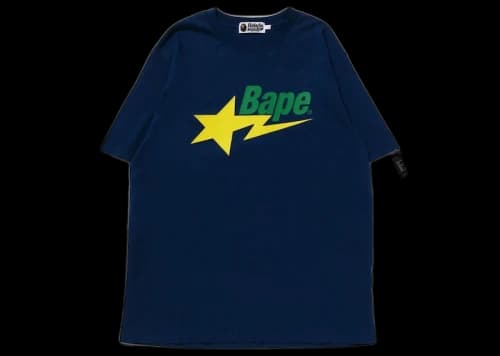 BAPE Sta Layerd L/S Tee Navy