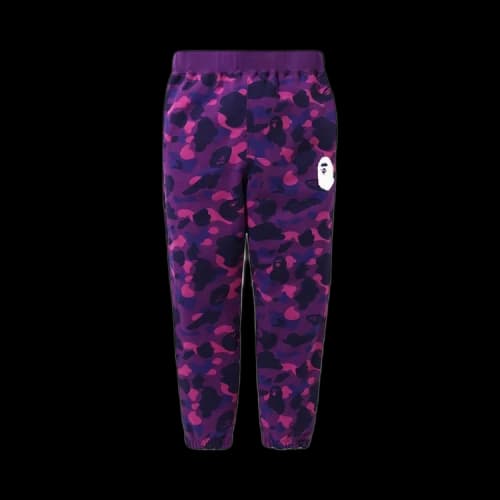BAPE Color Camo Sweat Pants 'Purple'
