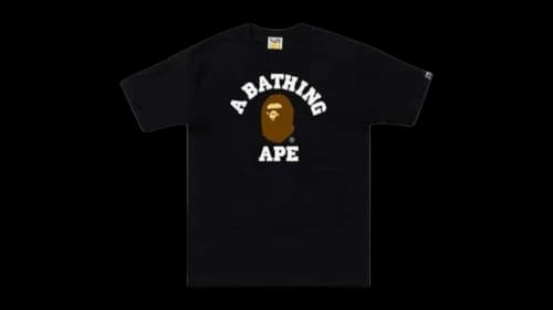 BAPE College 1I80110001 Tee Black