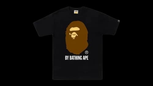 BAPE By Bathing Ape 180110002 Tee Black