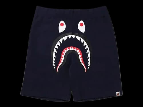 BAPE Shark Sweatshorts Black