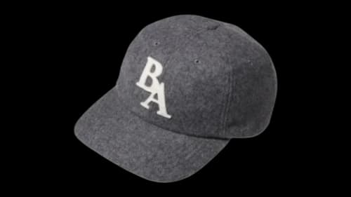 BAPE Ape Head Melton Panel Cap Grey