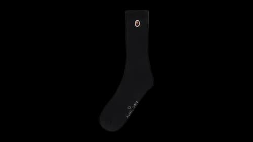 BAPE Ape Head One Point 1I80184002 Socks Black