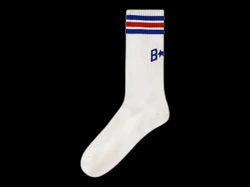 BAPE Sta Line Socks Blue
