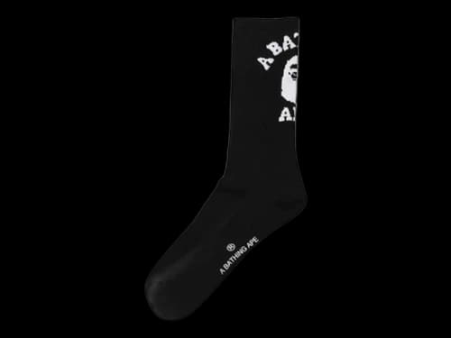 BAPE College Socks (FW25) Black