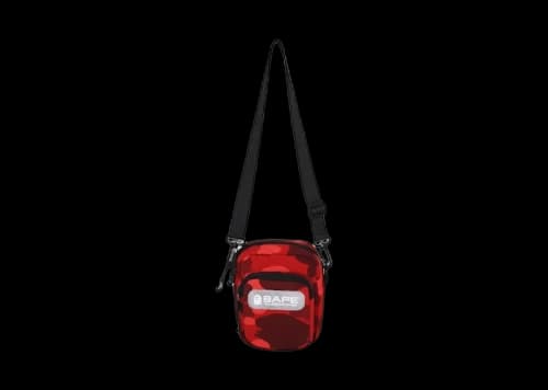 BAPE Color Camo Mini Shoulder Bag Red