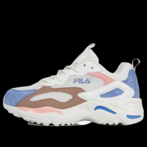 FILA Tracer Retro Running Shoes Brown/Blue/Pink