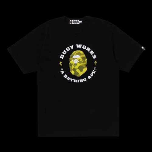 BAPE Radiation Camo Busy Works Tee 'Black'
