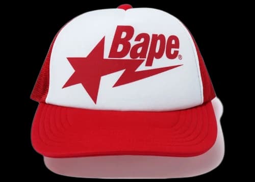 BAPE Sta Mesh Cap (SS23) Red