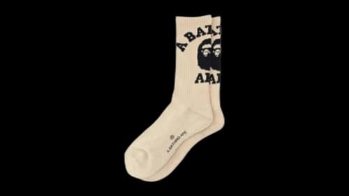 BAPE College 1J20184001 Socks Beige