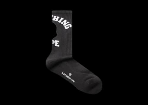 BAPE College 1J20184001 Socks Black