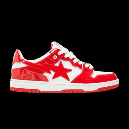 BAPE Sk8 Sta #5 'Luxury Sport Monogram - Red'
