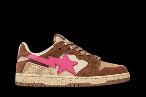 BAPE Sk8 Sta #6 'Brown Pink'
