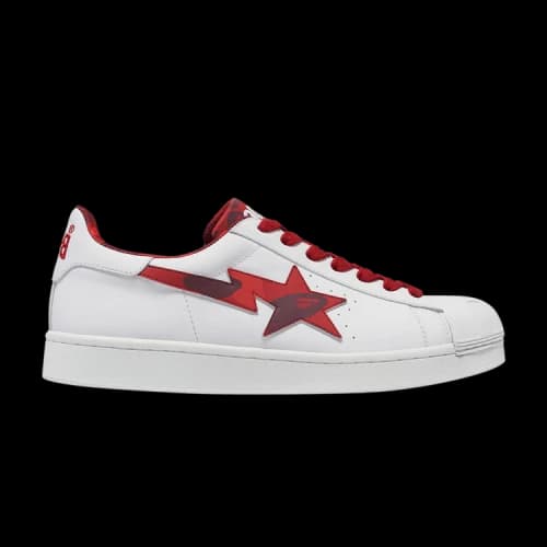BAPE Skullsta 'White Red' (Women's)