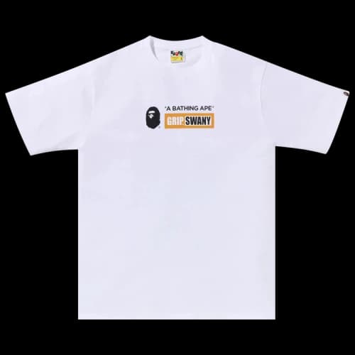 BAPE x Grip Swany Tee 'White'
