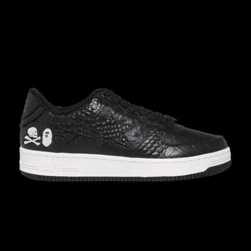 Neighborhood x Bapesta 'Black Crocodile & Ostrich'