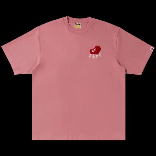 BAPE Cloud Head Tee 'Pink'