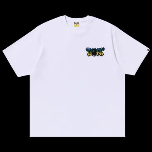 BAPE Graffiti Brush Applique Tee 'White'