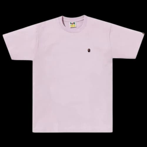 BAPE Ape Head One Point Tee 'Purple'