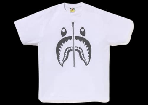 BAPE Pigment Shark Tee (SS23) White