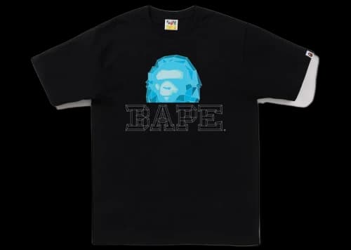 BAPE Polygon Ape Head Tee Black