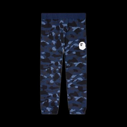 BAPE Color Camo Wide Fit Sweat Pants 'Navy'