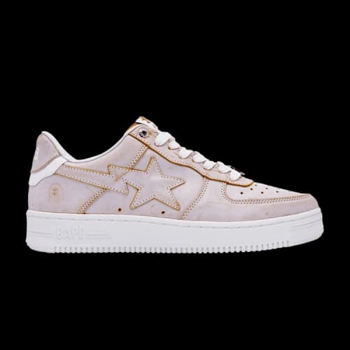 A Bathing Ape Bape Sta Wear Away Paint Beige