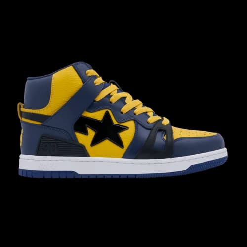 Bapesta 93 Hi 'Yellow Navy'