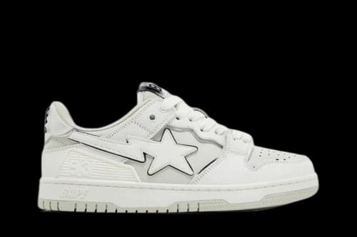 BAPE Sk8 Sta #3 L 'White Silver' (Women's)