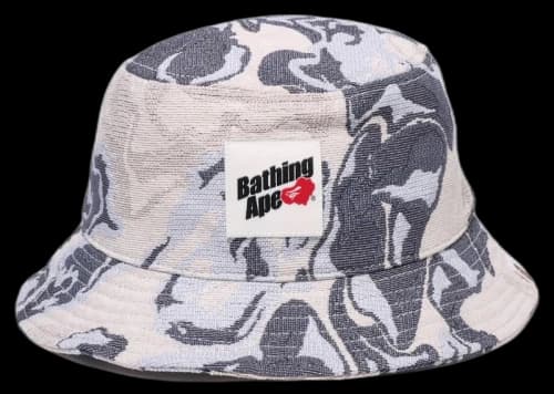 BAPE Art Camo Bucket Hat Blue