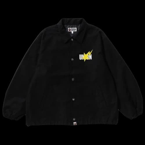 BAPE x Union Pigment Dyed Coach Jacket 'Black'