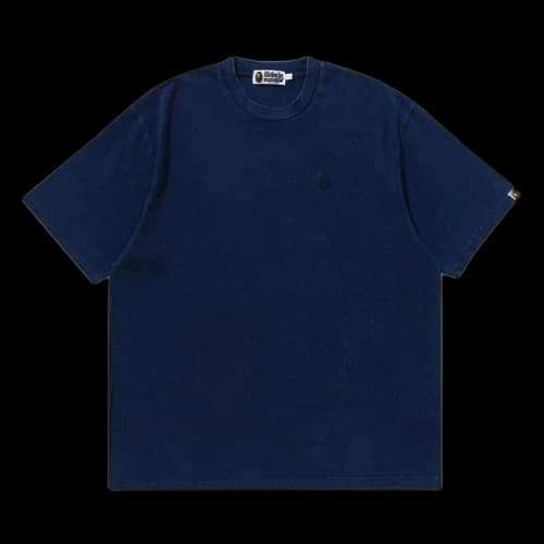 BAPE Ape Head One Point Tee 'Indigo'