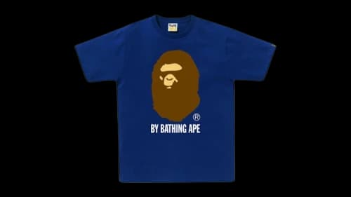 BAPE By Bathing Ape 1J80-110-002 Tee Blue