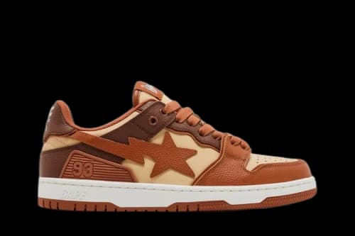 BAPE Sk8 Sta #5 'Brown' (Women's)