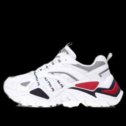 FILA Retro Running Shoes White/Black/Red (Women's)