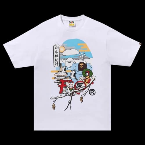 BAPE Japan Culture Ape Head Tee 'White'