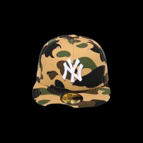 BAPE x MLB x New Era New York Yankees 59FIFTY Cap 'Yellow'
