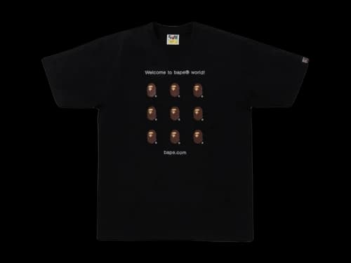 BAPE Dot Com Tee Black