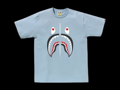 BAPE A Bathing Ape Shark Tee Sax