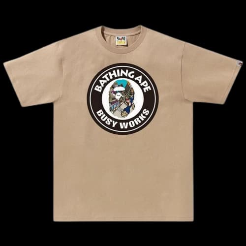 BAPE Comic Art Busy Works Tee 'Beige'