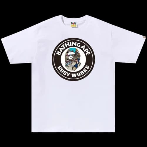 BAPE Comic Art Busy Works Tee 'White'