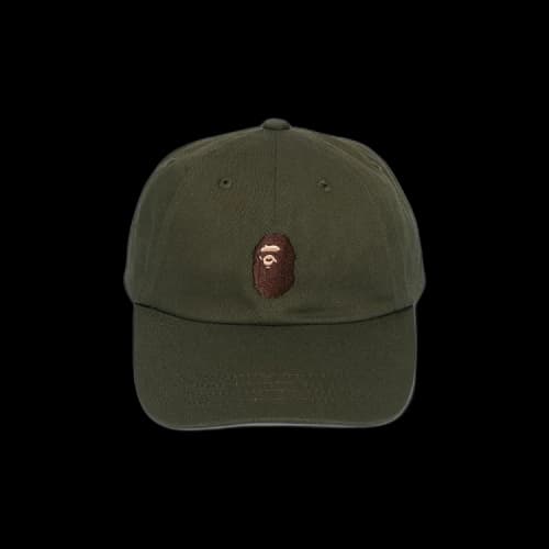BAPE Ape Head Panel Cap 'Olive Drab'