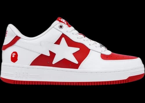 A Bathing Ape Bape Sta Low #6 Red