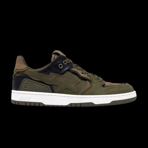 BAPE Sk8 Sta #6 'Olive Drab' (Women's)