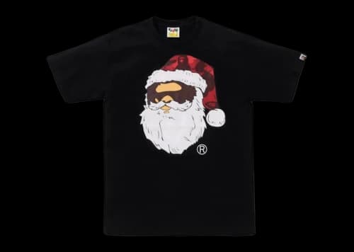 BAPE Christmas Ape Head Tee (FW25) Black