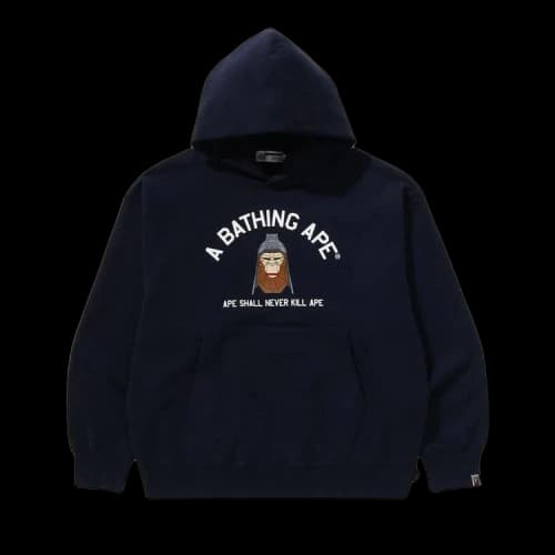 BAPE Polygon Relaxed Fit Pullover Hoodie 'Navy'