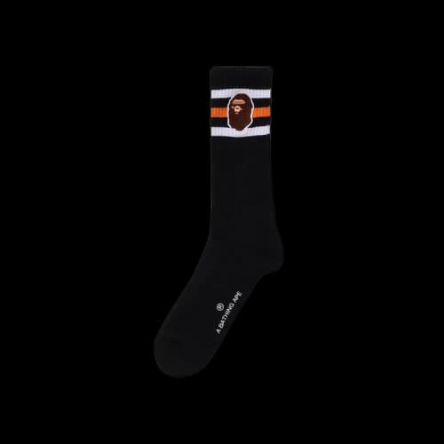 BAPE Ape Head Socks 'Black'