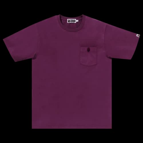 BAPE Gaement Dye One Point Pocket Tee 'Purple'