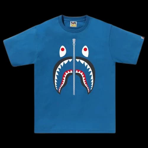 BAPE Shark Tee 'Blue'