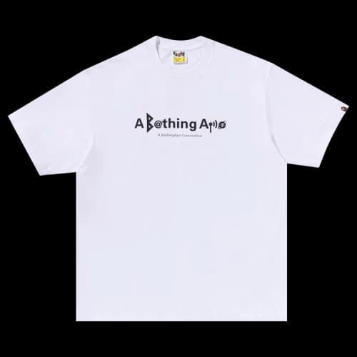BAPE Symbol Logo Relaxed Fit Tee 'White'